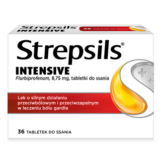 Strepsils Intensive 8,75 mg, 36 tabletek do ssania - zdjęcie produktu