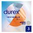 Durex Invisible XL, prezerwatywy powiększone, supercienkie, 3 sztuki - miniaturka  zdjęcia produktu