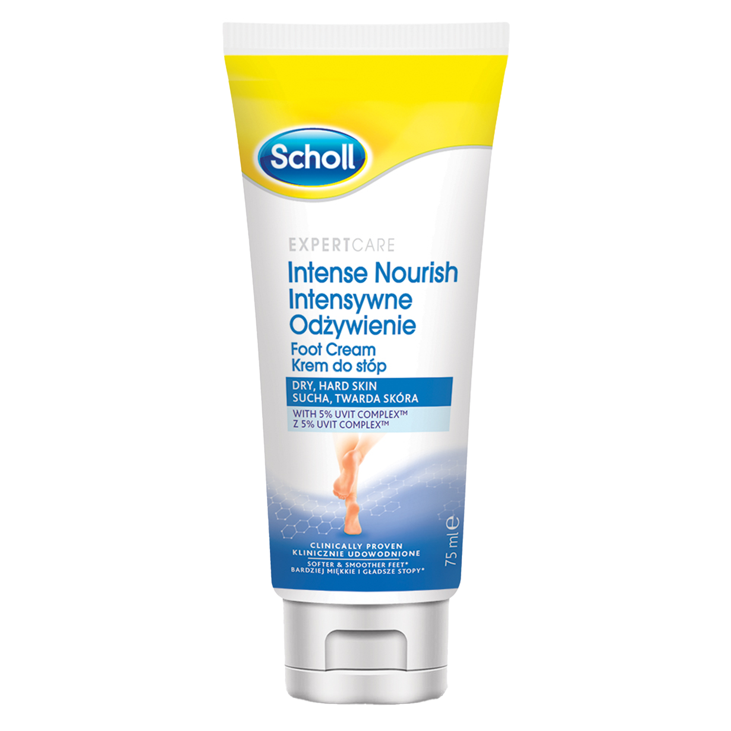 Scholl Scholl, Fußcreme, intensiv Nährung, 75 ml — Inhaltsstoffe und Bewertung