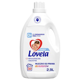 Lovela Baby, hipoalergiczne mleczko do prania, kolor, 2,9L - zdjęcie produktu