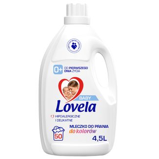 Lovela Baby, hipoalergiczne mleczko do prania, kolor, 4,5 l - zdjęcie produktu