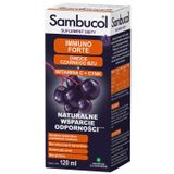 Sambucol Immuno Forte, płyn dla dzieci po 12 roku życia i dorosłych, 120 ml - miniaturka zdjęcia produktu