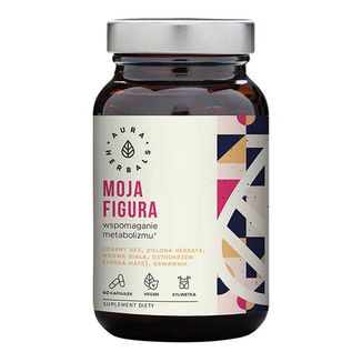 Aura Herbals, Moja Figura, wspomaganie metabolizmu, 60 kapsułek wegańskich - zdjęcie produktu