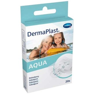 DermaPlast Aqua, plastry wodoodporne, 3 rozmiary, 20 sztuk - zdjęcie produktu