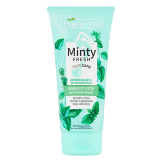 Bielenda Minty Fresh, Foot Care, krem antyperspirant, odświeżająco-wygładzający, 100 ml - zdjęcie produktu