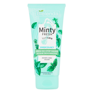 Bielenda Minty Fresh, Foot Care, krem maska na silne zrogowacenia, zmiękczający, 100 ml - zdjęcie produktu