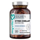MyVita Silver, Cynk Chelat, 120 kapsułek - miniaturka zdjęcia produktu