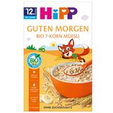 HiPP Musli, 7 zbóż z bananami, BIO, bez dodatku cukru, od 12 miesiąca, 200 g - miniaturka zdjęcia produktu