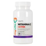 MyVita, Witamina C + cynk, 100 tabletek - miniaturka zdjęcia produktu