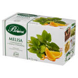 Bi Fix, melisa z pomarańczą i trawą cytrynową, herbatka ziołowo-owocowa, 20 saszetek - miniaturka zdjęcia produktu