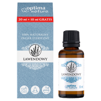 Optima Natura, naturalny olejek eteryczny lawendowy, 30 ml Optima Natura, naturalny olejek eteryczny lawendowy, 30 ml - zdjęcie produktu