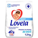 Lovela Baby, proszek do prania ubranek dziecięcych, hipoalergiczny, biel, od urodzenia, 1,3 kg - miniaturka zdjęcia produktu
