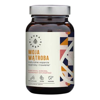 Aura Herbals Moja Wątroba, 60 kapsułek wegańskich - zdjęcie produktu