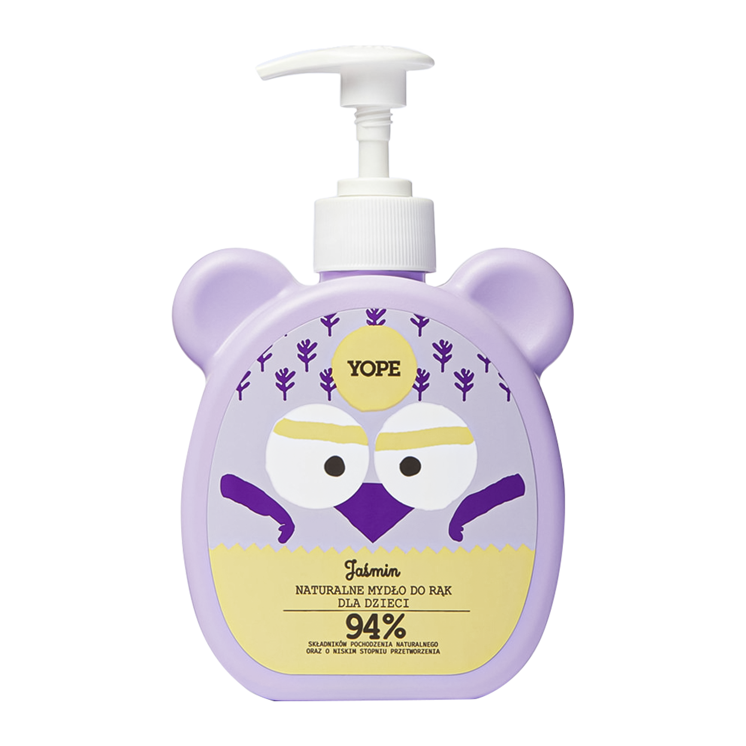 Nieznana Yope Jaśmin, naturalne mydło w płynie do rąk dla dzieci, 400 ml