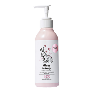 Yope Aloes i Lukrecja, naturalny żel do higieny intymnej, 300 ml USZKODZONE OPAKOWANIE - zdjęcie produktu