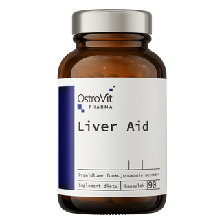 OstroVit Pharma Liver Aid, 90 kapsułek - zdjęcie produktu