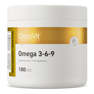 OstroVit Omega 3-6-9, 180 kapsułek - zdjęcie produktu
