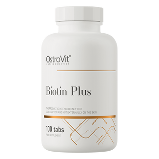 OstroVit Biotin Plus, 100 tabletek - zdjęcie produktu
