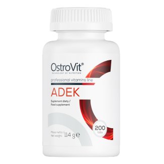 OstroVit ADEK, 200 tabletek - zdjęcie produktu