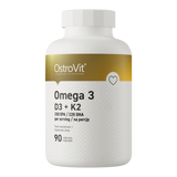 OstroVit Omega 3 D3 + K2, 90 kapsułek - miniaturka zdjęcia produktu