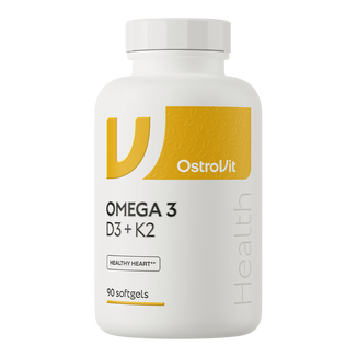 OstroVit Omega 3 D3 + K2, 90 kapsułek - zdjęcie produktu