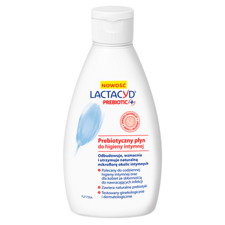 Lactacyd Pharma Prebiotic+, probiotyczny płyn do higieny intymnej, 200 ml USZKODZONE OPAKOWANIE - zdjęcie produktu