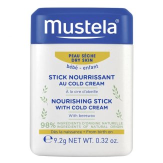 Mustela Bebe Enfant, sztyft ochronny z Cold Cream, od urodzenia, 9,2 g - zdjęcie produktu