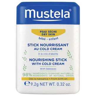 Mustela Bebe Enfant, sztyft ochronny z Cold Cream, od urodzenia, 9,2 g - zdjęcie produktu