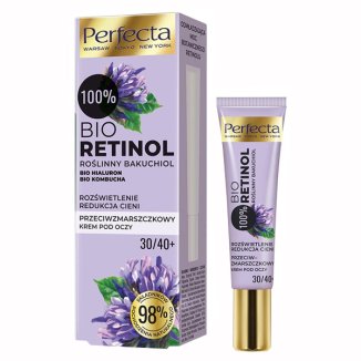 Perfecta Bio Retinol 30/40+, przeciwzmarszczkowy krem pod oczy, 15 ml  - zdjęcie produktu