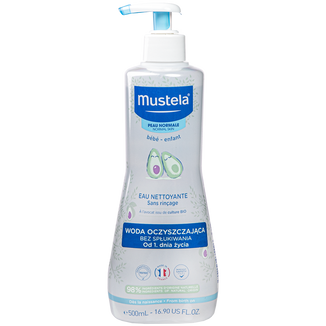 Mustela Bebe Enfant, woda oczyszczająca bez spłukiwania, od urodzenia, 500 ml - zdjęcie produktu