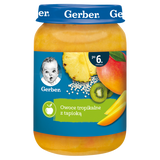 Gerber Deser, owoce tropikalne z tapioką, po 6 miesiącu, 190 g - miniaturka zdjęcia produktu