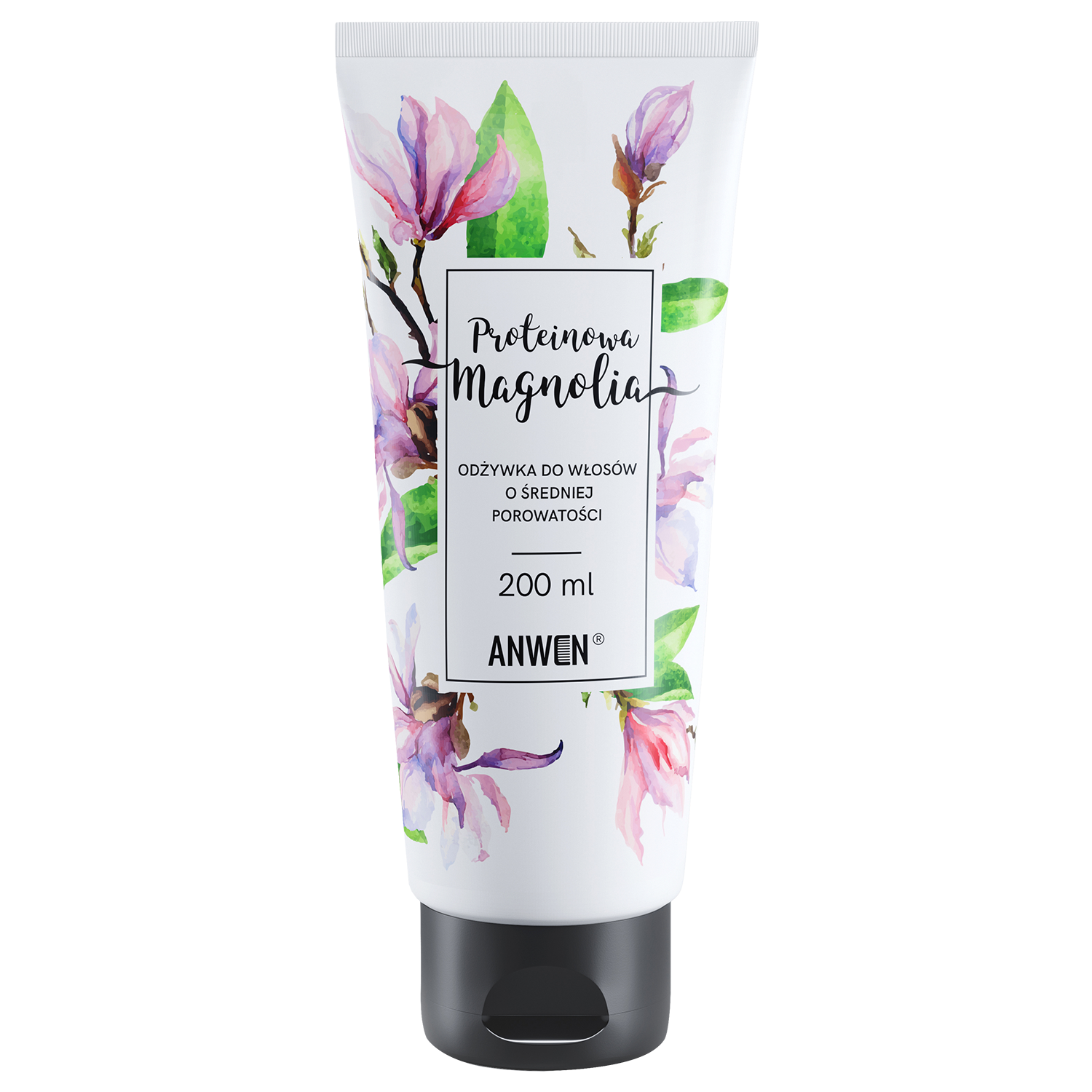Nieznana Anwen Proteinowa Magnolia, odżywka do włosów o średniej porowatości, 200 ml