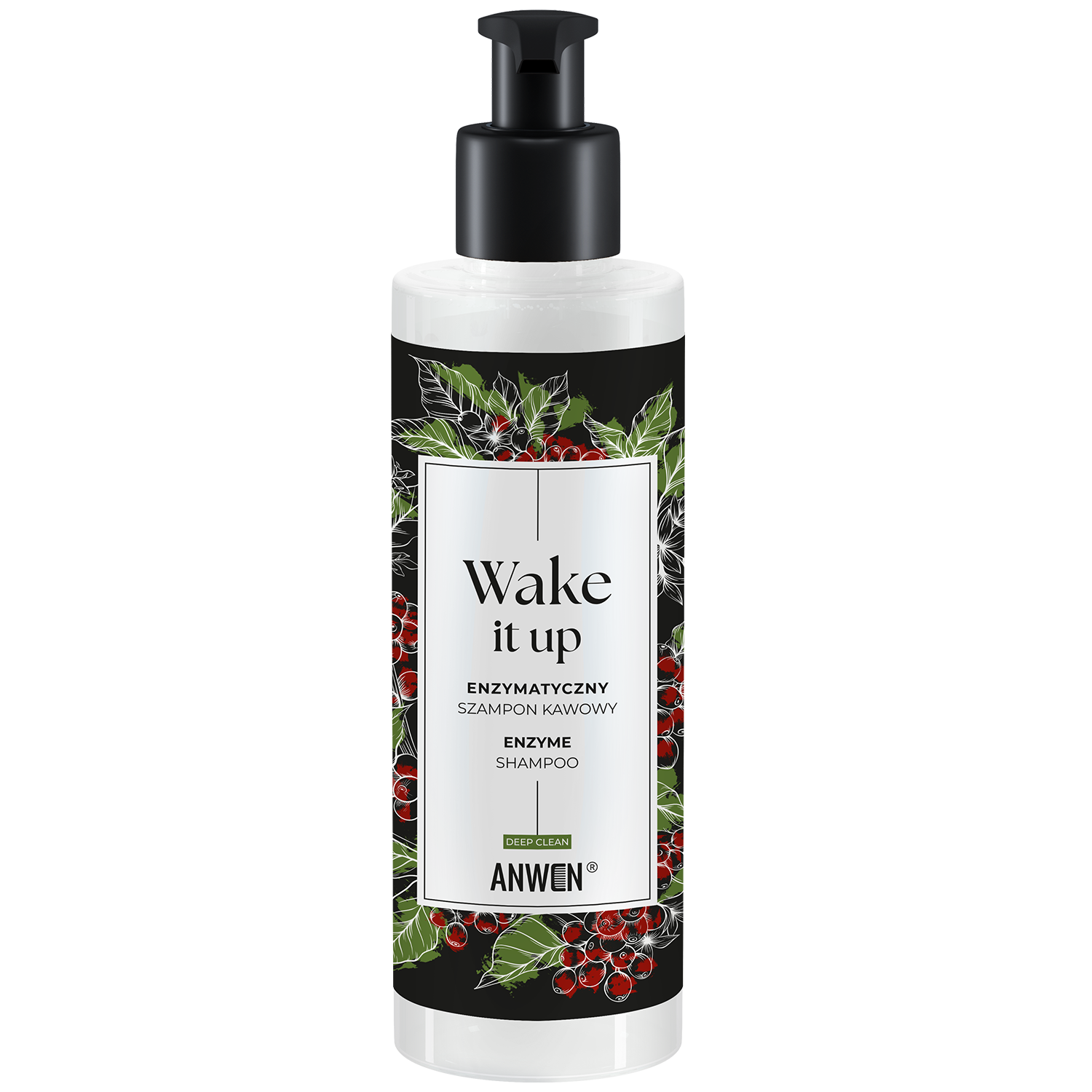 Nieznana Anwen Wake It Up, kawowy szampon enzymatyczny, 200 ml