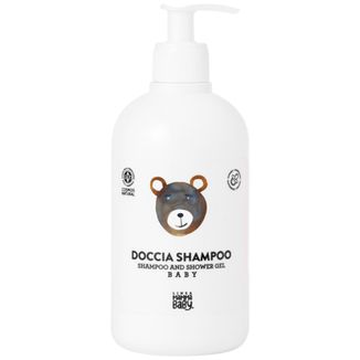 Linea MammaBaby, szampon do włosów i żel do mycia dla dzieci Baby Giacomino Cosmos Natural, od urodzenia, 500 ml - zdjęcie produktu