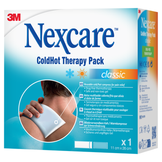 Nexcare ColdHot Classic, okład żelowy ciepło-zimno, 11 cm x 26 cm, 1 sztuka USZKODZONE OPAKOWANIE - zdjęcie produktu