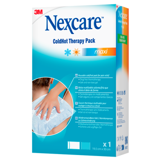 Nexcare ColdHot Maxi, okład żelowy ciepło-zimno, 19,5 cm x 30 cm, 1 sztuka - zdjęcie produktu