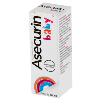 Asecurin baby, krople, 10 ml USZKODZONE OPAKOWANIE - zdjęcie produktu