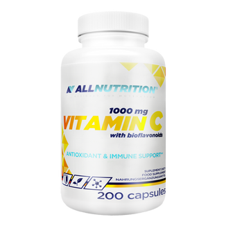 Allnutrition Vitamin C 1000 mg, witamina C + bioflawonoidy, 200 kapsułek - zdjęcie produktu
