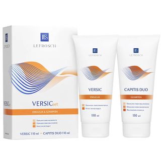 Zestaw Lefrosch Versic Set, Versic, emulsja 110 ml + Capitis Duo, szampon, 110 ml - zdjęcie produktu