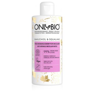 OnlyBio Bakuchiol & Skwalan, płyn micelarny przeciwzmarszczkowy, 300 ml - zdjęcie produktu