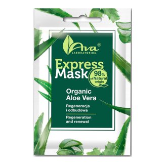 Ava Express Mask, regenerująca maseczka do twarzy z organicznym aloesem, 7 ml - zdjęcie produktu