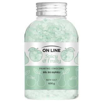 On Line, sól do kąpieli, Spicy & Fruity, 600 g - zdjęcie produktu