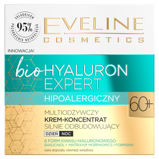 Eveline Cosmetics Bio Hyaluron Expert 60+, multiodżywczy krem-koncentrat, 50 ml - zdjęcie produktu