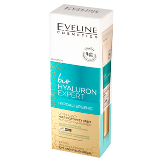Eveline Cosmetics Bio Hyaluron Expert, liftingujący krem pod oczy, 20 ml - zdjęcie produktu