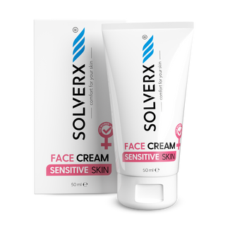 Solverx Sensitive Skin, krem do twarzy, 50 ml Solverx Sensitive Skin, krem do twarzy, 50 ml - zdjęcie produktu