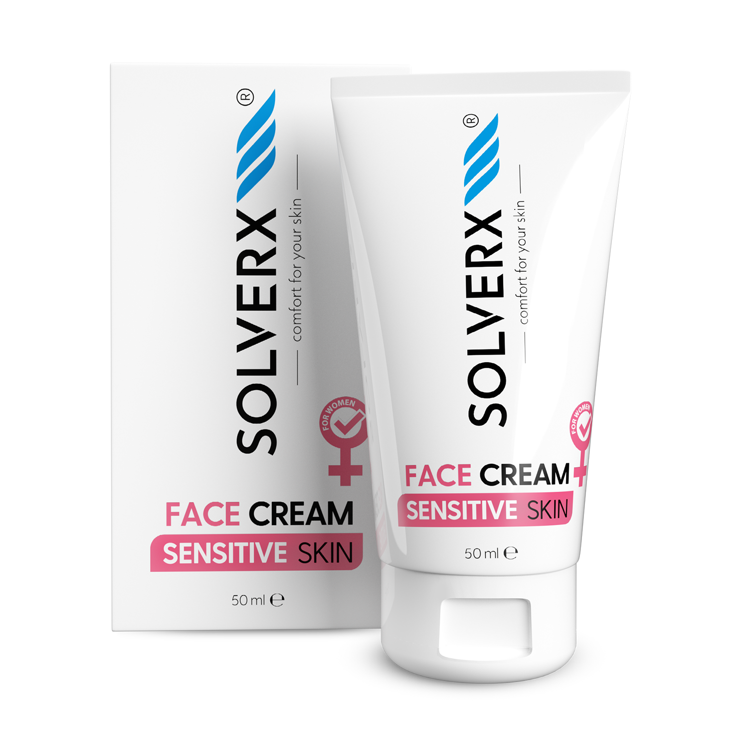 Solverx Solverx Sensitive Skin, krem do twarzy, 50 ml