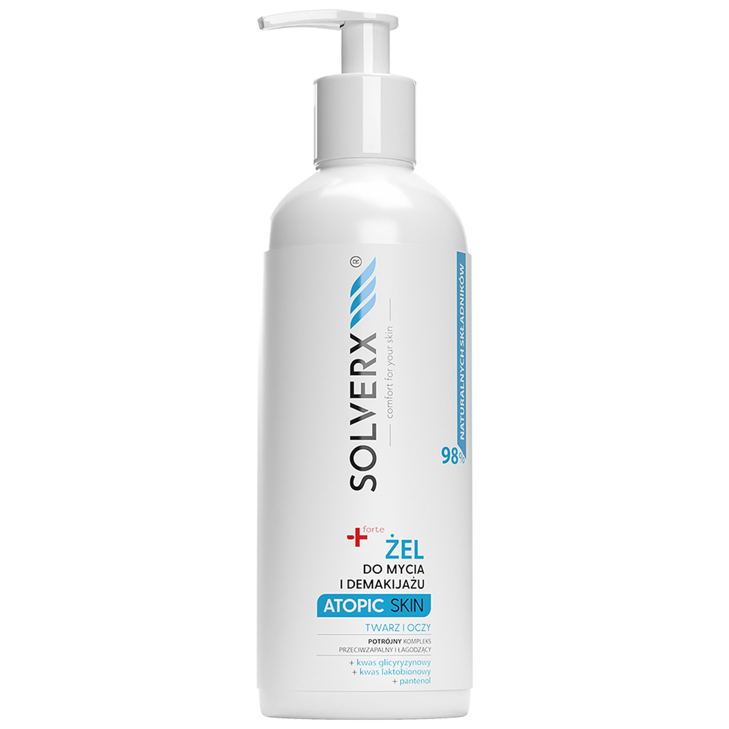 Solverx Solverx Atopic Skin, Waschgel und Abschminken Gesicht, 200 ml — Inhaltsstoffe und Bewertung