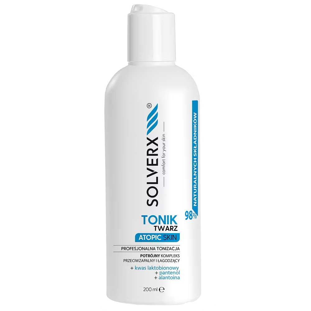 Solverx Solverx Atopic Skin, Tonikum to Gesicht ausgleichend pH, Haut atopisch, 200 ml — Inhaltsstoffe und Bewertung