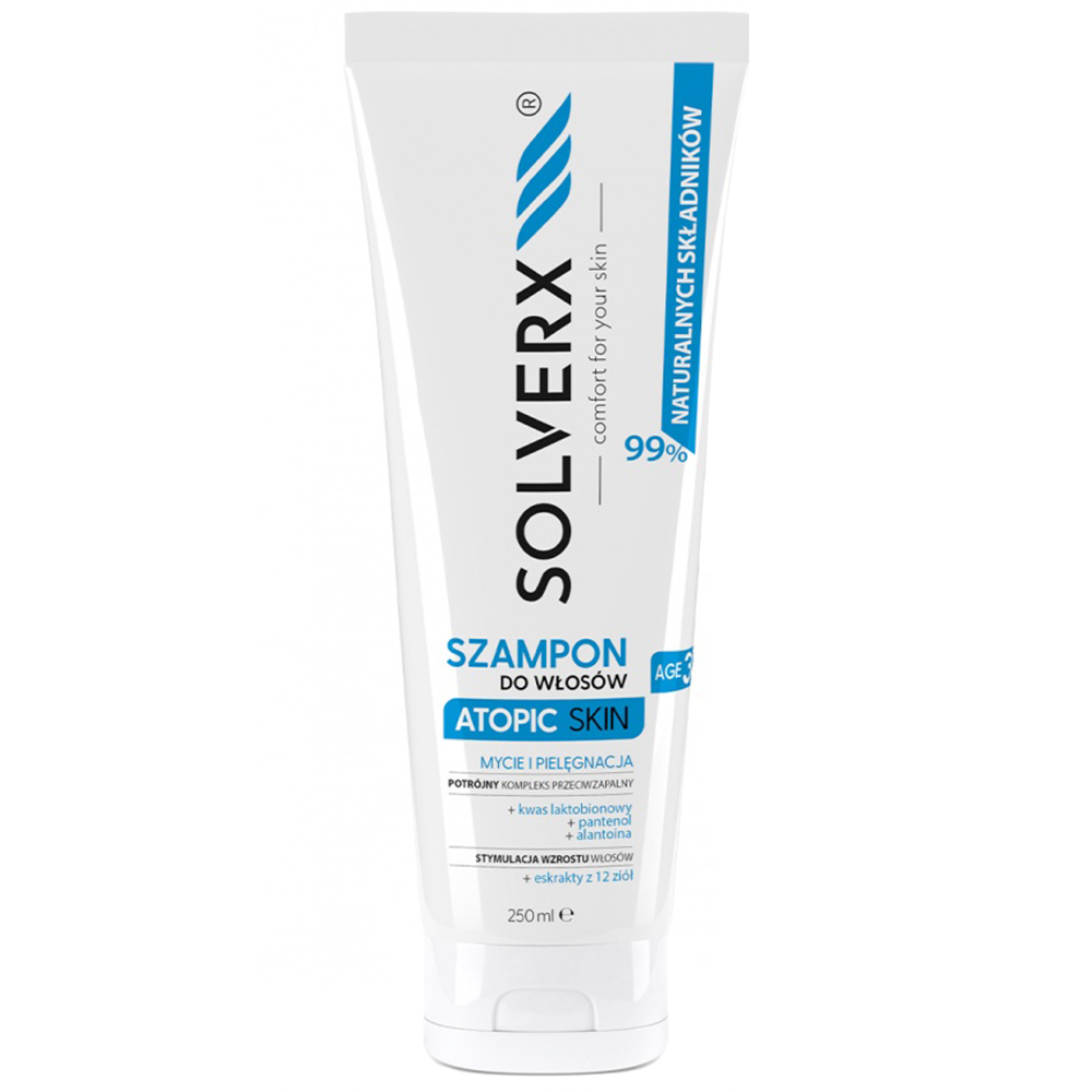 Solverx Atopic Skin, Shampoo geschwächt und ausfallend, 250 ml