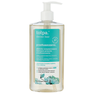 Tołpa Dermo Hair Przetłuszczanie, głęboko oczyszczający szampon przeciw przetłuszczaniu, 250 ml - zdjęcie produktu